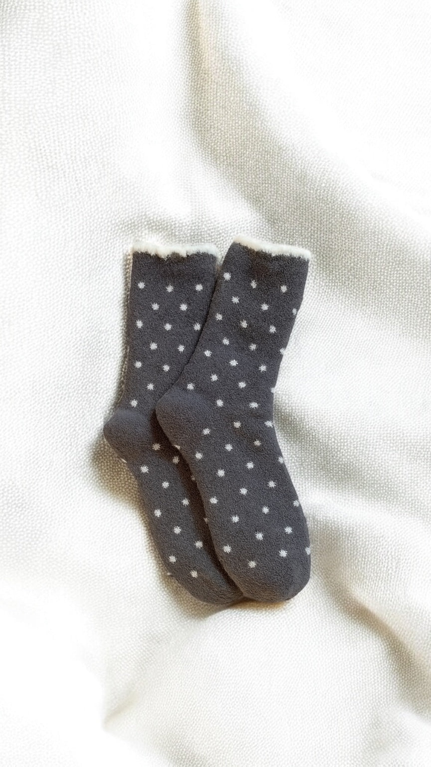 Polka Fleece Socks