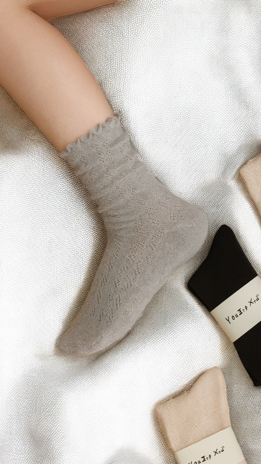 Lace Wave Socks