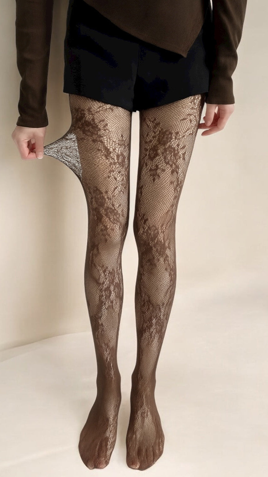 Lace Mesh Tights