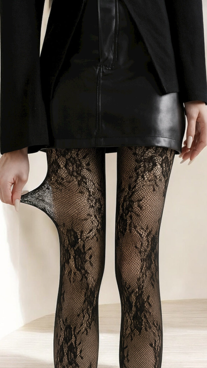 Lace Mesh Tights